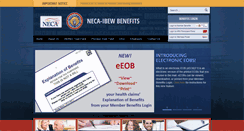 Desktop Screenshot of neca-ibew.org